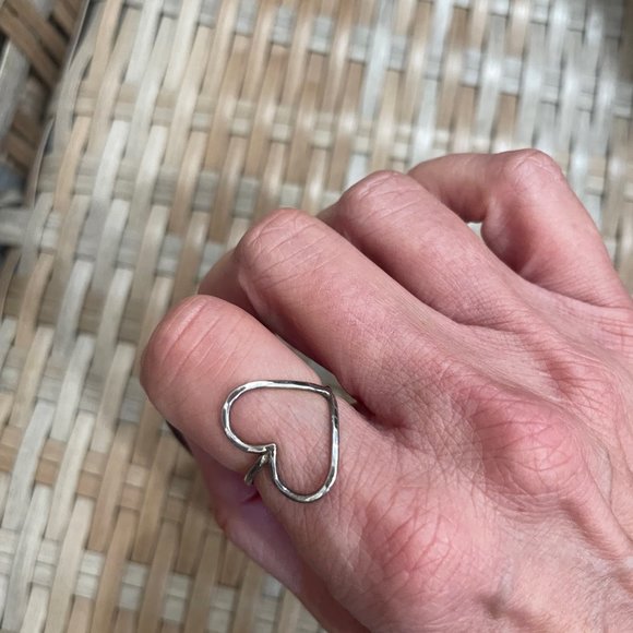 James Michelle Jewelry - James Michelle Ti Amo Heart and Wave Ring